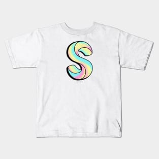 S initial Kids T-Shirt